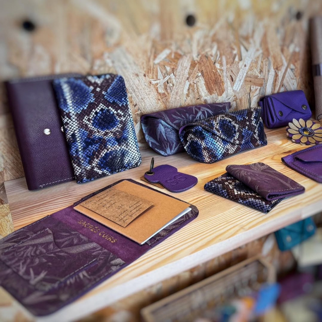 porte monnaie cuir serpent Reims