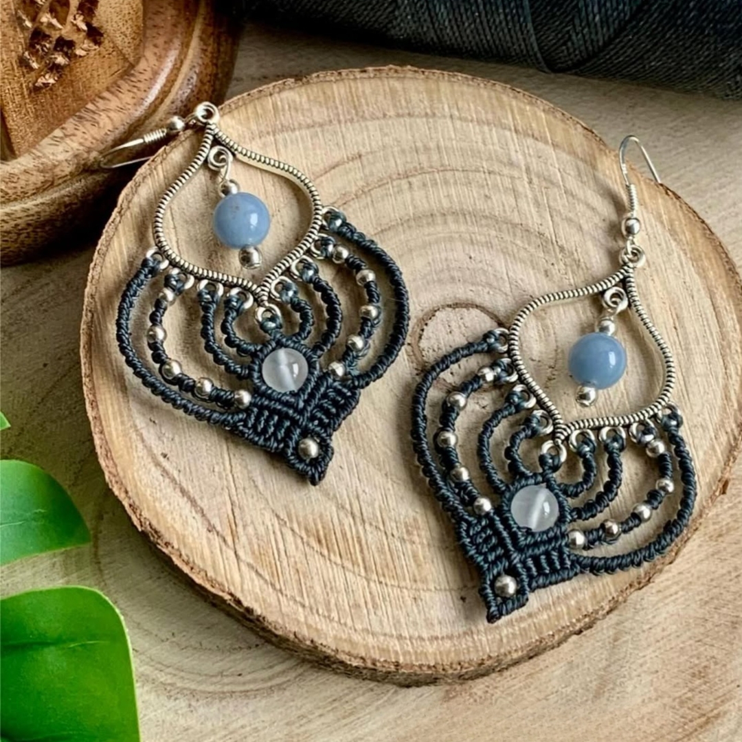 Bijoux micro-macramé créatrice Reims