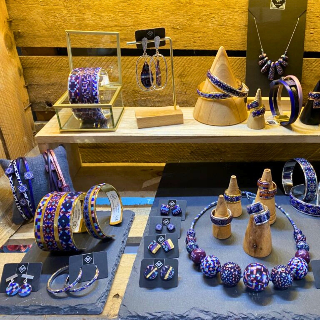 Bijoux artisanaux millefiori Clem'Art Reims