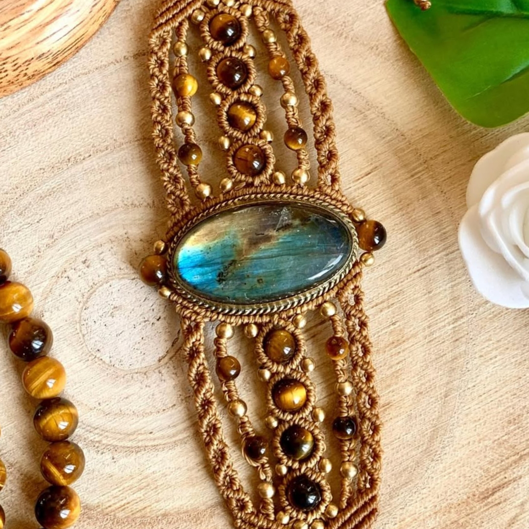 Cadeau collier micro macramé Reims