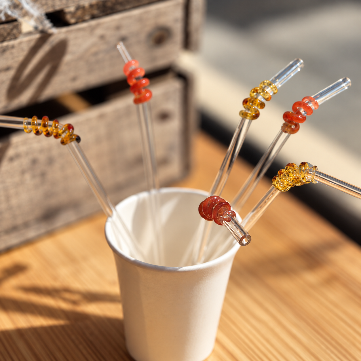 paille en verre écologie verre artisan Reims