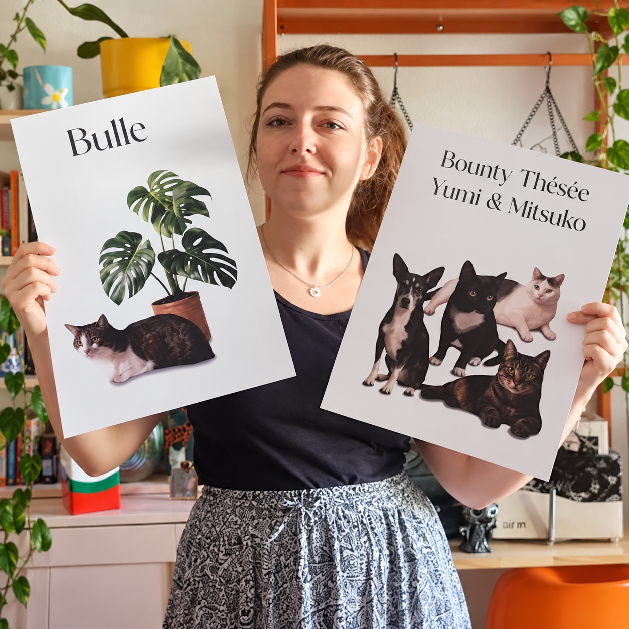 illustration gift poster Reims la louve remise