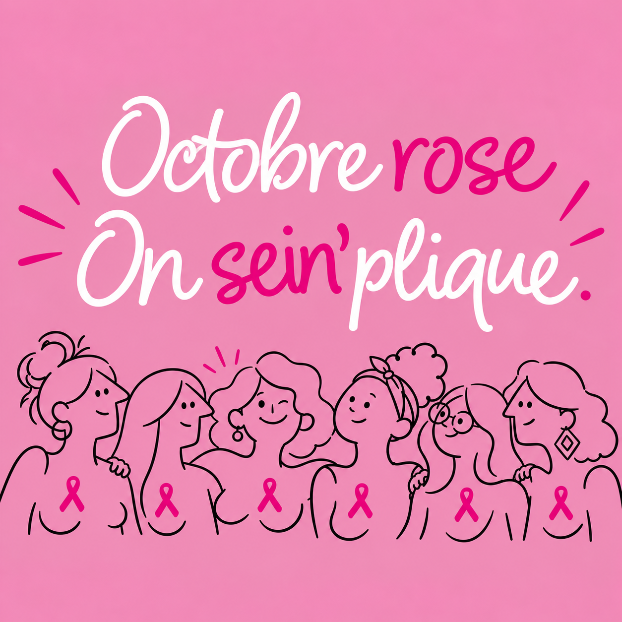 Octobre rose Reims boutique créatrice